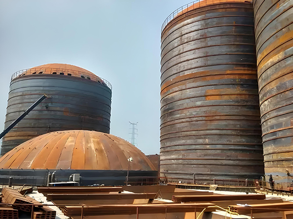 仁和焦粉钢板仓